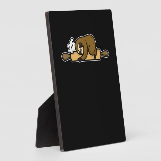 スロッスベイカー |可愛いおもしろいシェフ |調理師キッチンギフト フォトプラーク (側面)