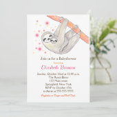 スロッスベビーシャワー招待状かわいいスロッスママベビー 招待状 (スタンド正面)