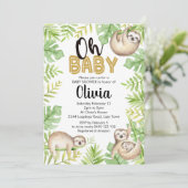 スロッスベビーシャワー招待状ベビースロッス 招待状 (スタンド正面)