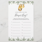 スロッスベビーシャワー推測おむつバッグ (正面)