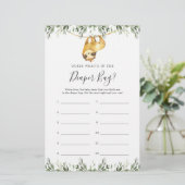 スロッスベビーシャワー推測おむつバッグ (スタンド正面)