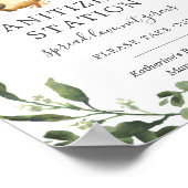 スロッスベビーシャワー衛生局の看板 ポスター (角)