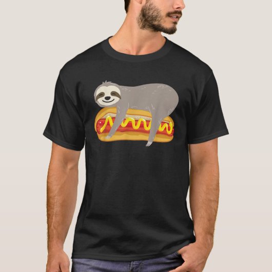 スロッスホットドッグバンズ恋人BBQグルメサマーメンズウォム Tシャツ (正面)
