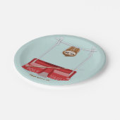 スロッスポールヴォールト陸上競技 ペーパープレート (アングル)