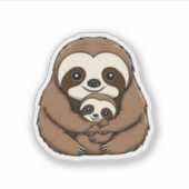 スロッスママとベビー防水 シール (正面)