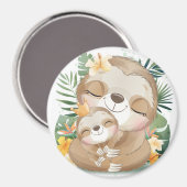 スロッスママウィズベビー マグネット (正面/裏面)