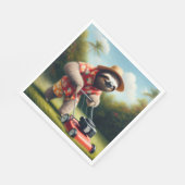 スロッスモーイング芝生 スタンダードランチョンナプキン (角)