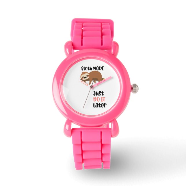 スロッスモード、後で実行 腕時計 (正面)