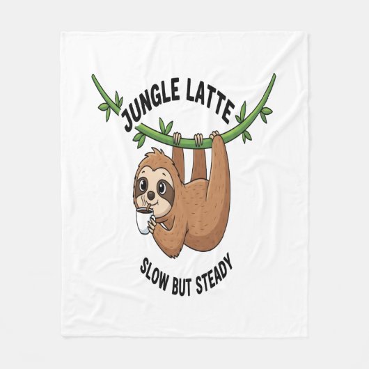 スロッスモーニングコーヒー フリースブランケット (正面)