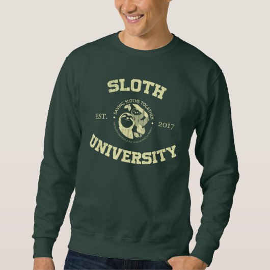 スロッス大学スウェットシャツ – Forest Green スウェットシャツ (正面)