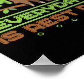 スロッズジムデイリーisレストデイトレーニング ポスター (角)