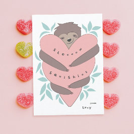 スロッズハグ教室バレンタインデーカード サンキューカード