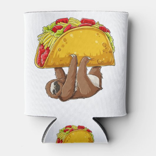 スロッタコタコスおもしろい恋人フィットネスジムノベルティ 缶クーラー (正面)