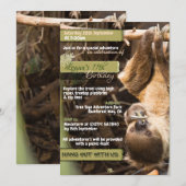 スロッツ・ツリー・トップス・アドベンチャー ご招待状 招待状 (正面/裏面)