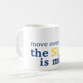 スロットにあります私の物が動かして下さい コーヒーマグカップ (正面左)