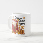 スロットに夢中 コーヒーマグカップ (正面左)