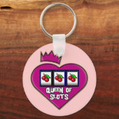 スロットのクイーン キーホルダー (正面)