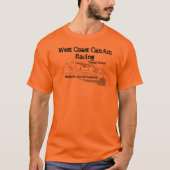 スロットカーのレトロの競争 Tシャツ (正面)