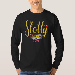 スロットガールズクラブスロットマシンカジノ賭博 Tシャツ