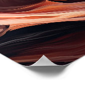 スロットキャニオンズユタランドスケープアートプリントポスター ポスター (角)