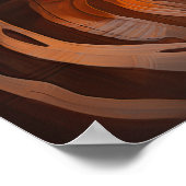 スロットキャニオンズユタランドスケープアートプリントポスター ポスター (角)