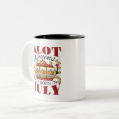 スロットクイーン生まれは7月 ツートーンマグカップ (正面左)