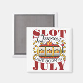 スロットクイーン生まれは7月 マグネット (正面/裏面)