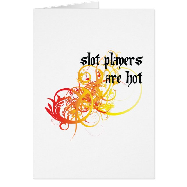 スロットプレーヤーは熱いです (正面)