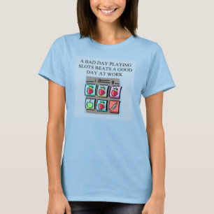 スロットプレーヤーカジノギャンブラー Tシャツ