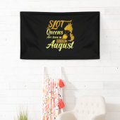 スロットマシンのクイーン威厳がある誕生日 横断幕 (インサイチュ)