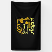 スロットマシンのクイーン威厳がある誕生日 横断幕 (縦)