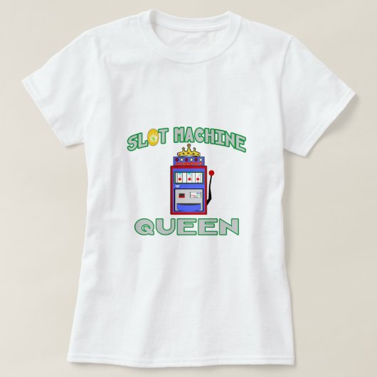 スロットマシンの女王(ティアラ) Tシャツ (デザイン正面)