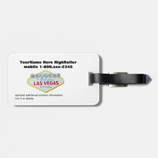 スロットマシンの専門家の相場師 ラゲッジタグ (裏面横)