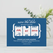 スロットマシンの日付の結婚保存 セーブザデート (スタンド正面)