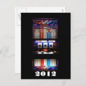 スロットマシンの明けましておめでとうの挨拶 シーズンポストカード (正面/裏面)