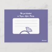 スロットマシン式後披露宴 ポストカード (裏面)