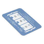 スロットマシン結婚式の日付の保存 マグネット (右側)