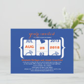 スロットマシン結婚式招待状 招待状 (スタンド正面)