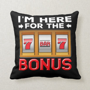 スロットマシン賭博カおもしろいジノファン クッション