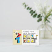 スロットマシン、カジノ、ゲーム業界 名刺 (スタンド正面)