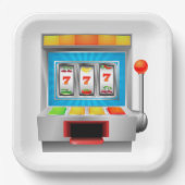 スロットマシン ペーパープレート (正面)