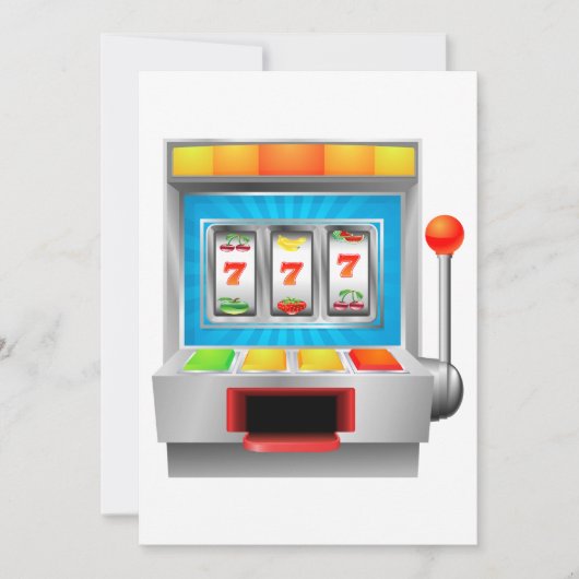 スロットマシン 招待状 (正面)