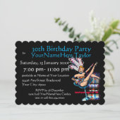 スロットマシン 30歳の誕生日パーティー 招待状 (スタンド正面)