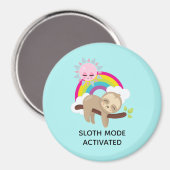 スロットモード有効おもしろいイラストレーション マグネット (正面/裏面)