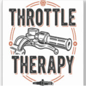 スロットルセラピーオートバイグリップ シール (正面)