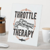 スロットルセラピーオートバイグリップ 台座サイン (インサイチュ)