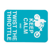 スロットル保を落ち着かせツイスト – チョッパー/ハーレー マグネット (横)