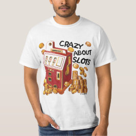 スロット大好きな人向けのTシャツ Tシャツ