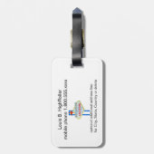 スロット贅沢家 ラゲッジタグ (裏面縦)