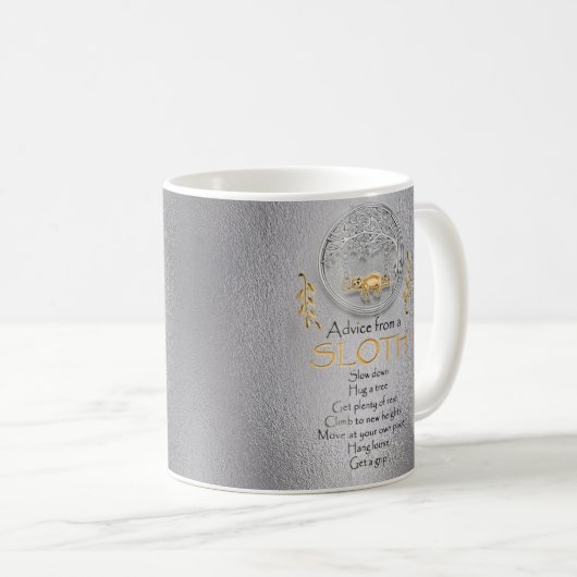 スロッド・恋人クリスマスプレゼント・ジャングルからのアドバイス コーヒーマグカップ (正面右)